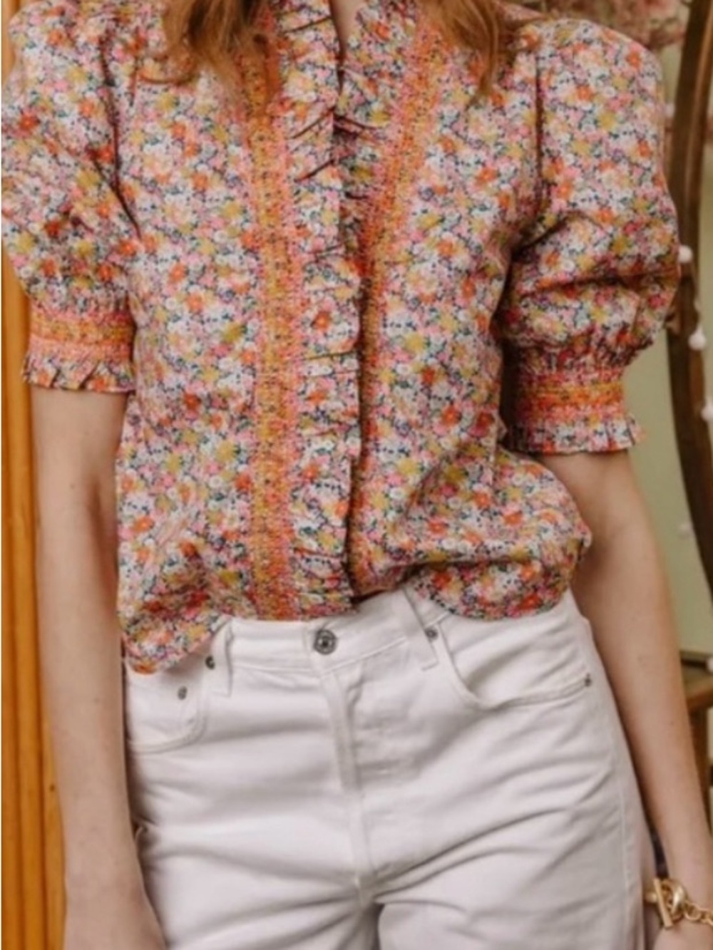 Love the Label - Zuri Short Sleeve Top. Liberty of London Print